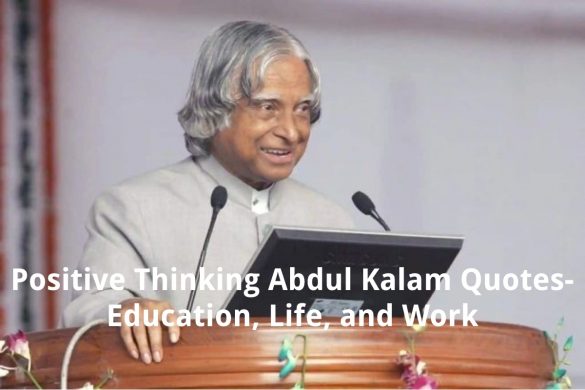 positive thinking abdul kalam quotes