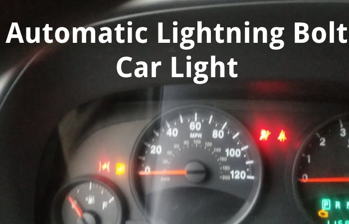 Automatic Lightning Bolt Car Light