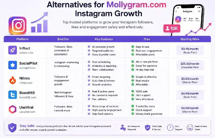 alternatives for mollygram com instagram