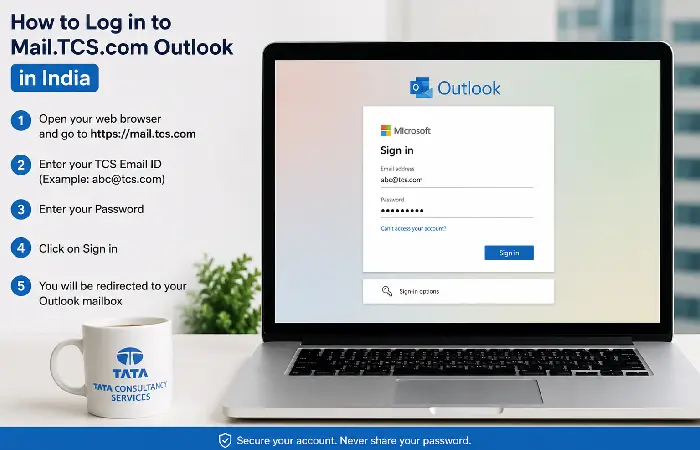 how to login to mail tcs