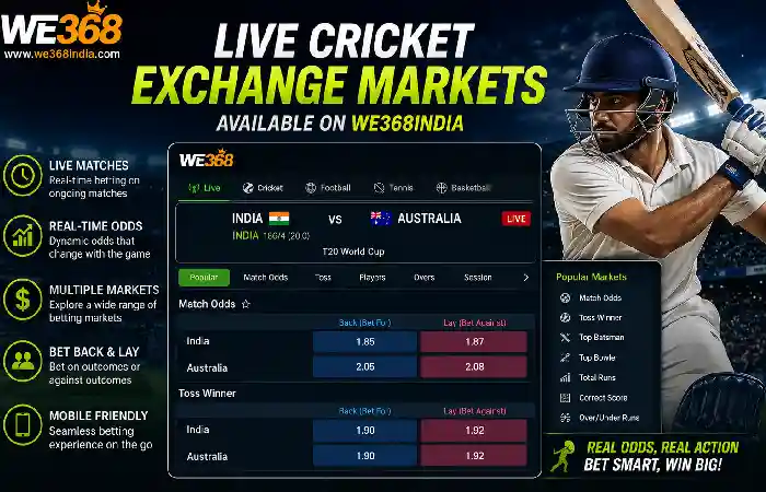 live cricket exchange market