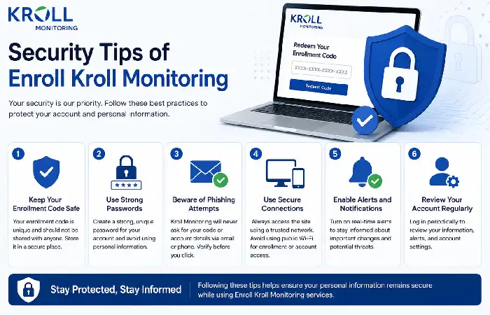 security tips of enroll kroll
