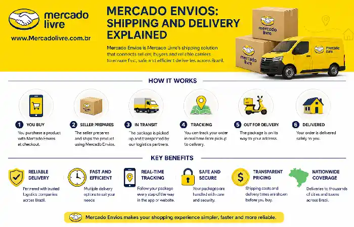 shipping and delivery of mercadolivre.com.br