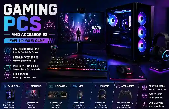 gaming pcs and accessories