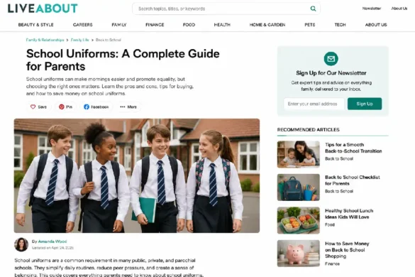 liveabout com school uniforms