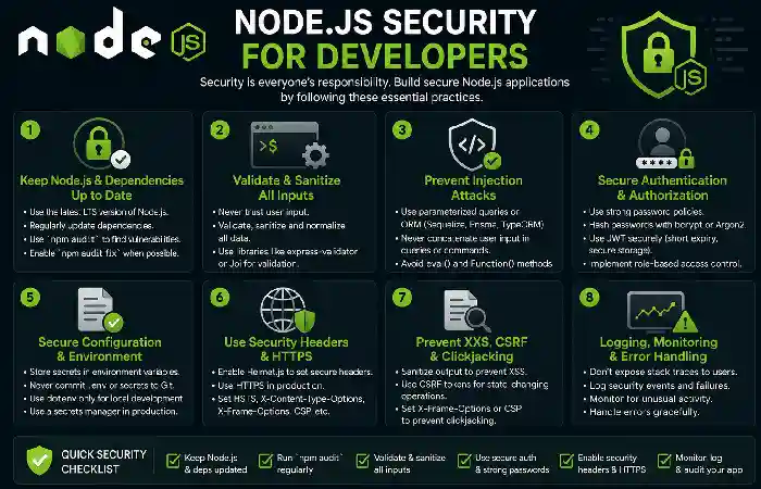 node.js security for develpers