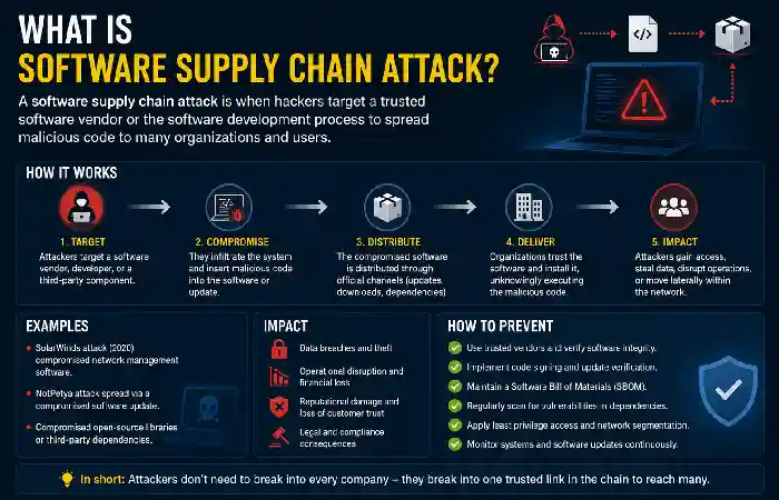 software supply chain attrack