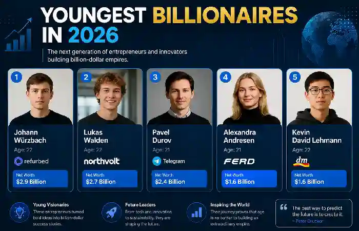 youngest billionaires in 2026